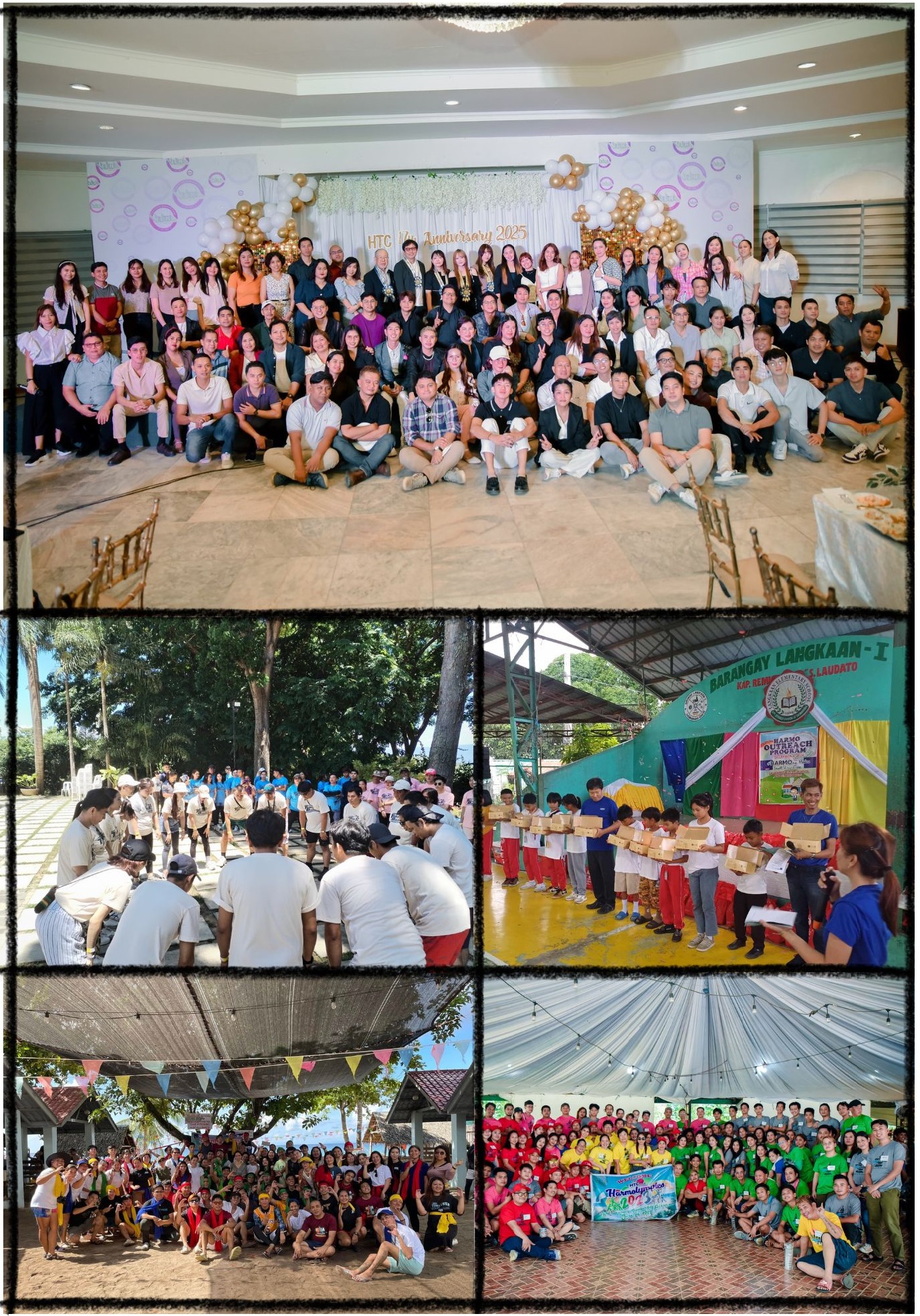NHM teamwork and community activities collage